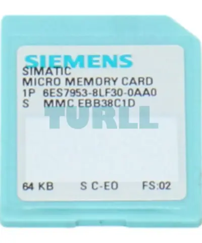 Siemens 6ES7953-8LF30-0AA0 SIMATIC S7 Micro Memory Card (MMC) 64 KB for S7-300/C7/ET 200