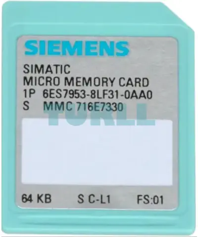 Siemens 6ES7953-8LF31-0AA0 SIMATIC S7 Micro Memory Card 64 KB