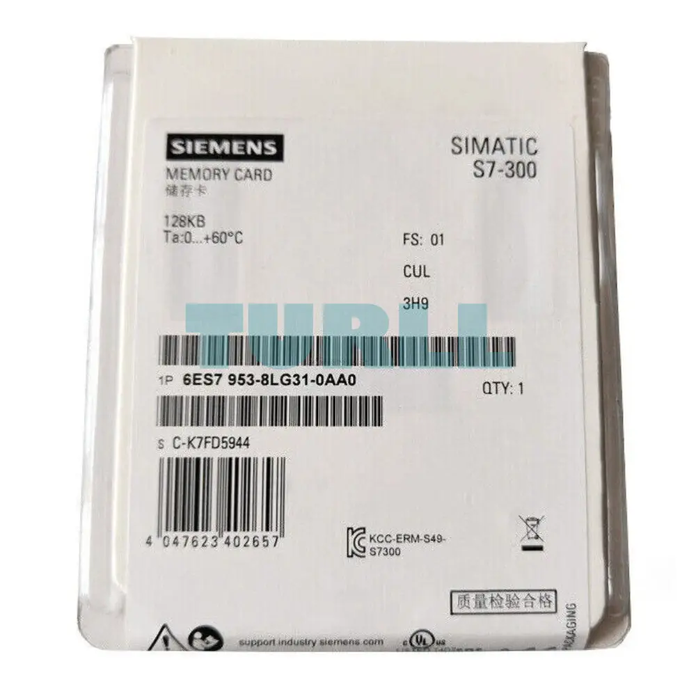 Siemens 6ES7953-8LG31-0AA0 SIMATIC S7 Micro Memory Card 128 KB Original Brand New 3 Siemens 6ES7953-8LG31-0AA0 SIMATIC S7 Micro Memory Card 128 KB