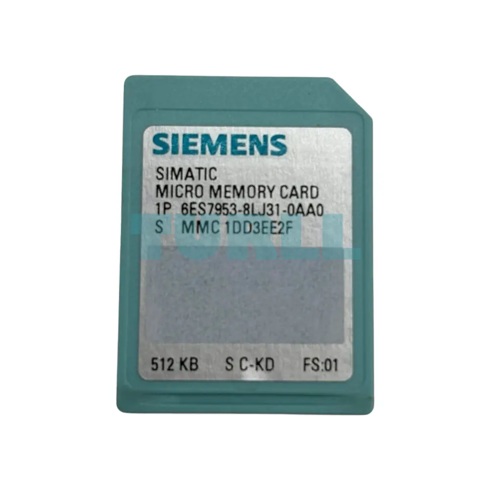 Siemens 6ES7953-8LJ31-0AA0 SIMATIC S7 Micro Memory Card (MMC) 512 KB Original Brand New 1 Siemens 6ES7953-8LJ31-0AA0 SIMATIC S7 Micro Memory Card (MMC) 512 KB