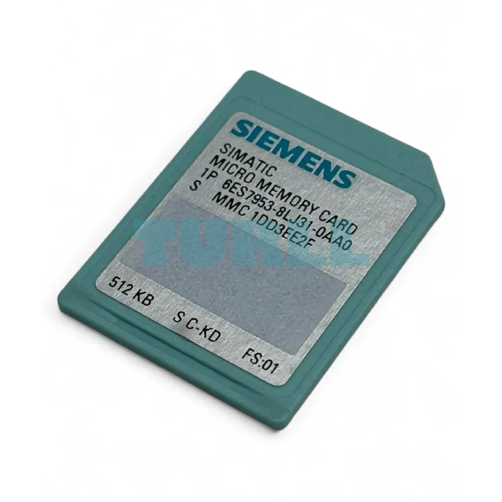 Siemens 6ES7953-8LJ31-0AA0 SIMATIC S7 Micro Memory Card (MMC) 512 KB Original Brand New 4 Siemens 6ES7953-8LJ31-0AA0 SIMATIC S7 Micro Memory Card (MMC) 512 KB