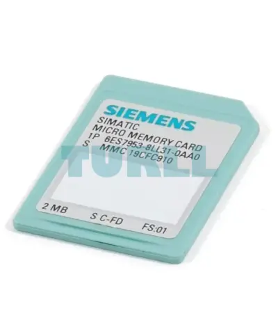 Siemens 6ES7953-8LL31-0AA0 SIMATIC S7 Micro Memory Card (MMC), 2 MB
