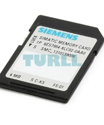 Siemens 6ES7954-8LC02-0AA0 SIMATIC S7 Memory Card, 4MB Flash for S7-1200/S7-1500