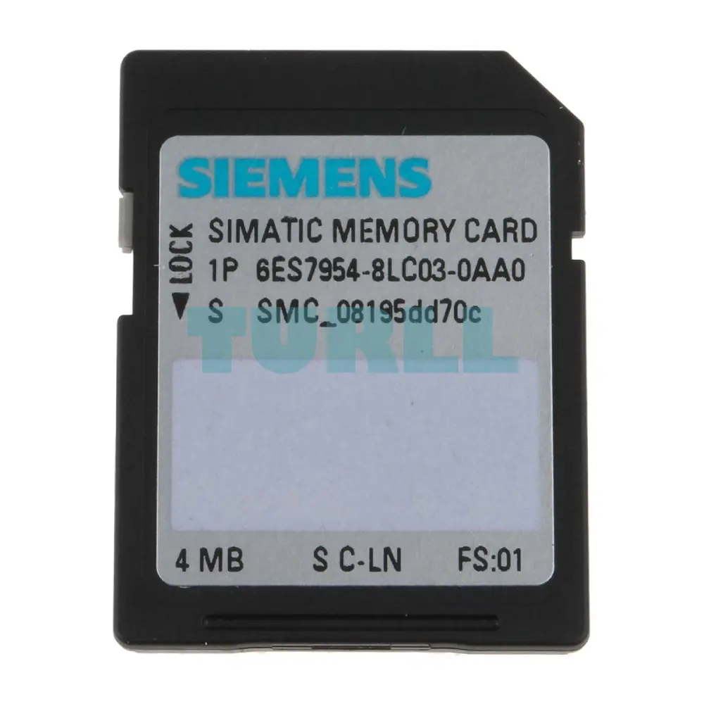 Siemens 6ES7954-8LC03-0AA0 SIMATIC S7 Memory Card 4MB Flash Original Brand New 1 Siemens 6ES7954-8LC03-0AA0 SIMATIC S7 Memory Card 4MB Flash