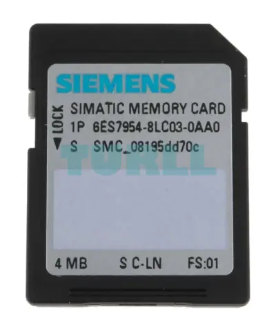 Siemens 6ES7954-8LC03-0AA0 SIMATIC S7 Memory Card 4MB Flash