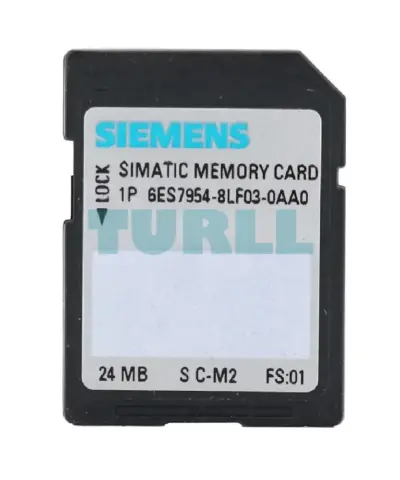 Siemens 6ES7954-8LF03-0AA0 SIMATIC S7 Memory Card, 24 MB Flash for S7-1200/1500