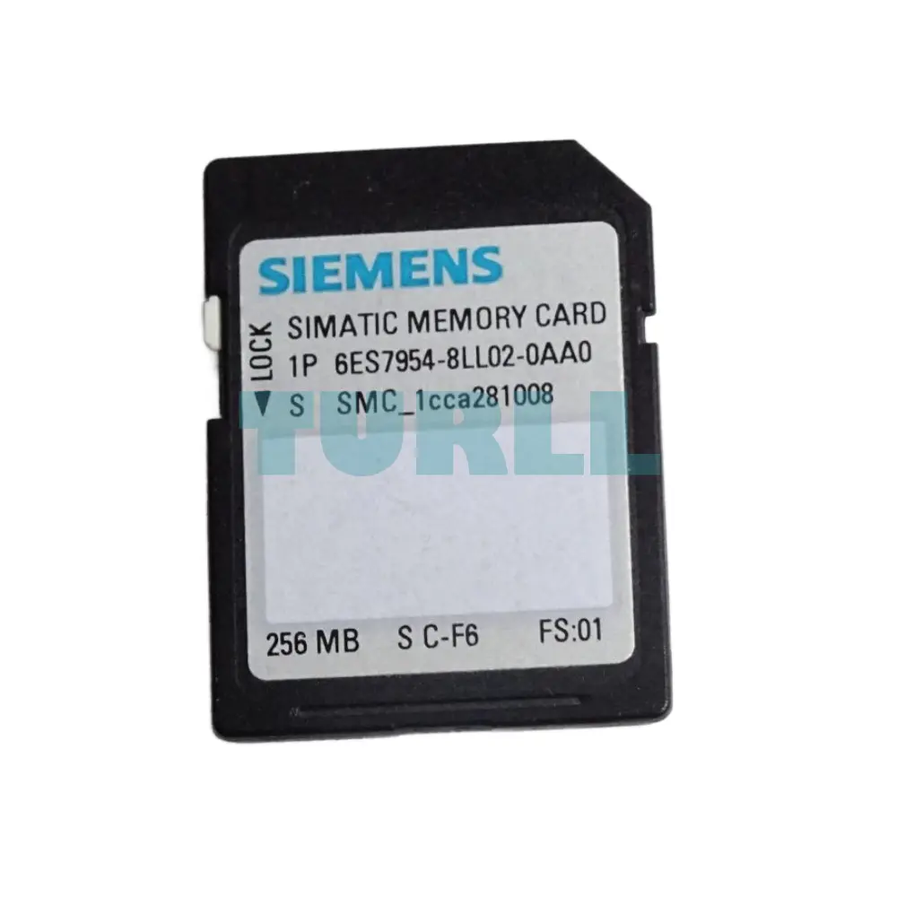 Siemens 6ES7954-8LL02-0AA0 SIMATIC S7 Memory Card, 256 MB Flash for S7-1200/1500