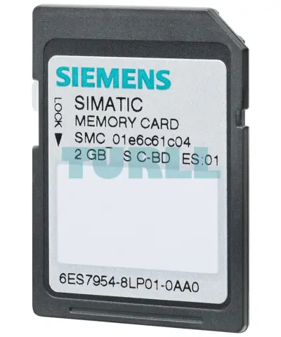 Siemens 6ES7954-8LP03-0AA0 SIMATIC S7 Memory Card, 2 GB Flash for S7-1x00 CPU