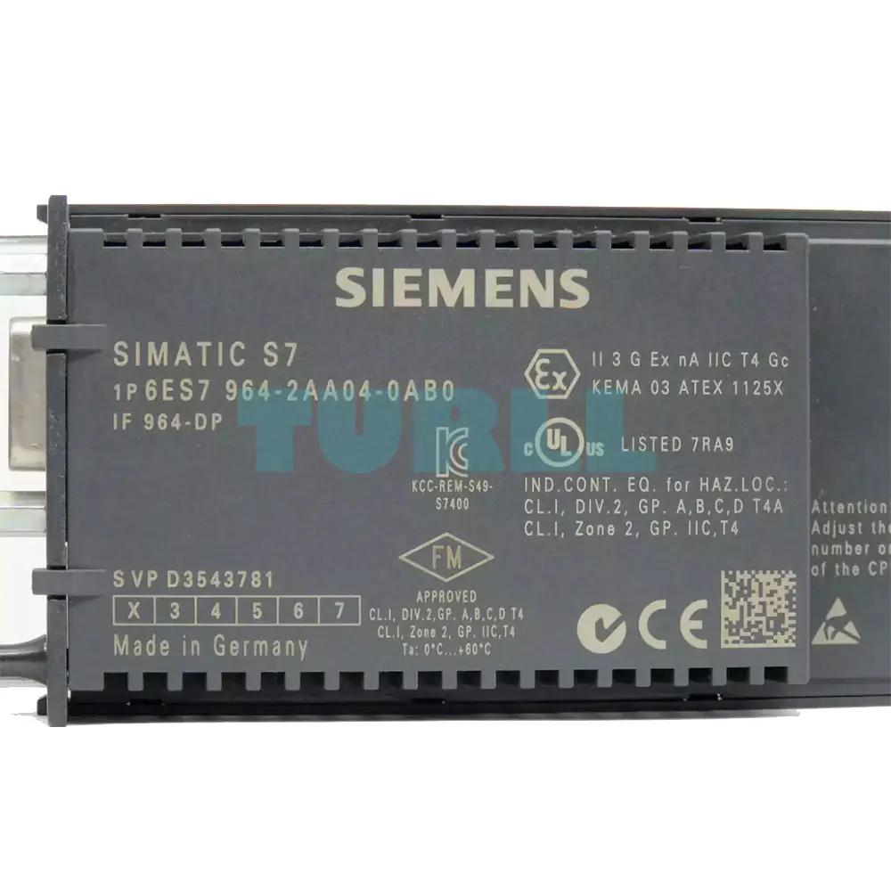 6ES7964-2AA04-0AB0 SIEMENS S7-400 Interface Module IF963-X27
