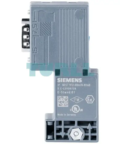 Siemens 6ES7972-0BA70-0XA0 SIMATIC DP Profibus Connector, 90° FastConnect Plug