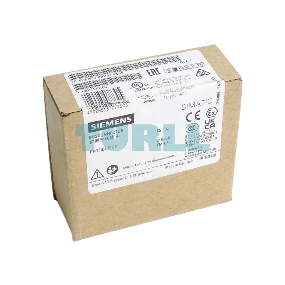 Siemens 6ES7972-0BB52-0XA0 SIMATIC DP PROFIBUS Connector FastConnect with PG Receptacle Original Brand New 4 Siemens 6ES7972-0BB52-0XA0 SIMATIC DP PROFIBUS Connector FastConnect with PG Receptacle