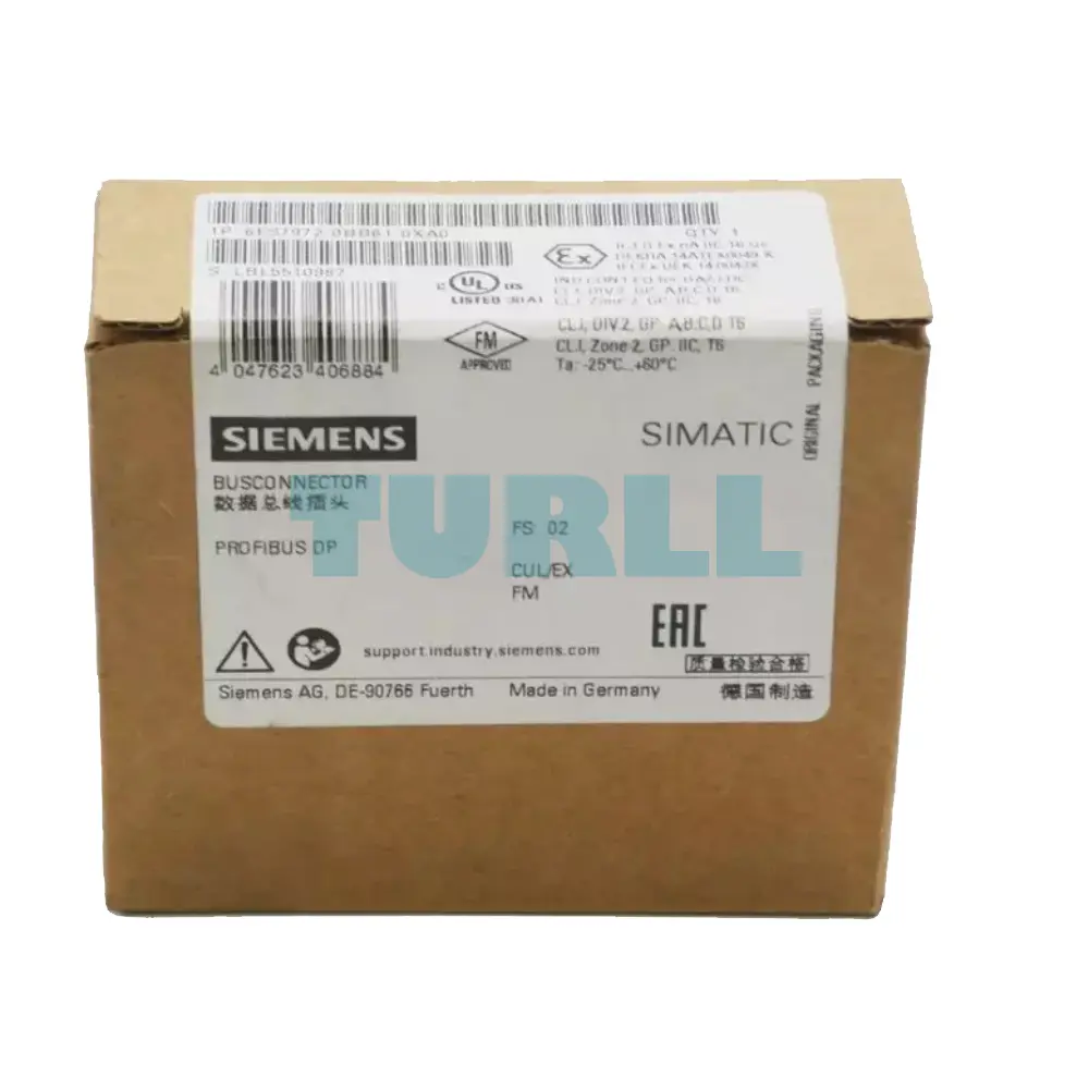 Siemens 6ES7972-0BB61-0XA0 SIMATIC DP PROFIBUS Connection Plug, FastConnect 12 Mbit/s Original Brand New 3 Siemens 6ES7972-0BB61-0XA0 SIMATIC DP PROFIBUS Connection Plug, FastConnect 12 Mbit/s