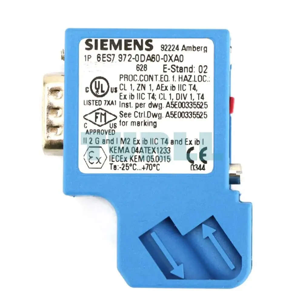 6ES7972-0DA60-0XA0 SIEMENS Exclusive SIMATIC DP PROFIBUS Bus Connection Plug Original Brand New 6 6ES7972-0DA60-0XA0 SIEMENS PROFIBUS Connector