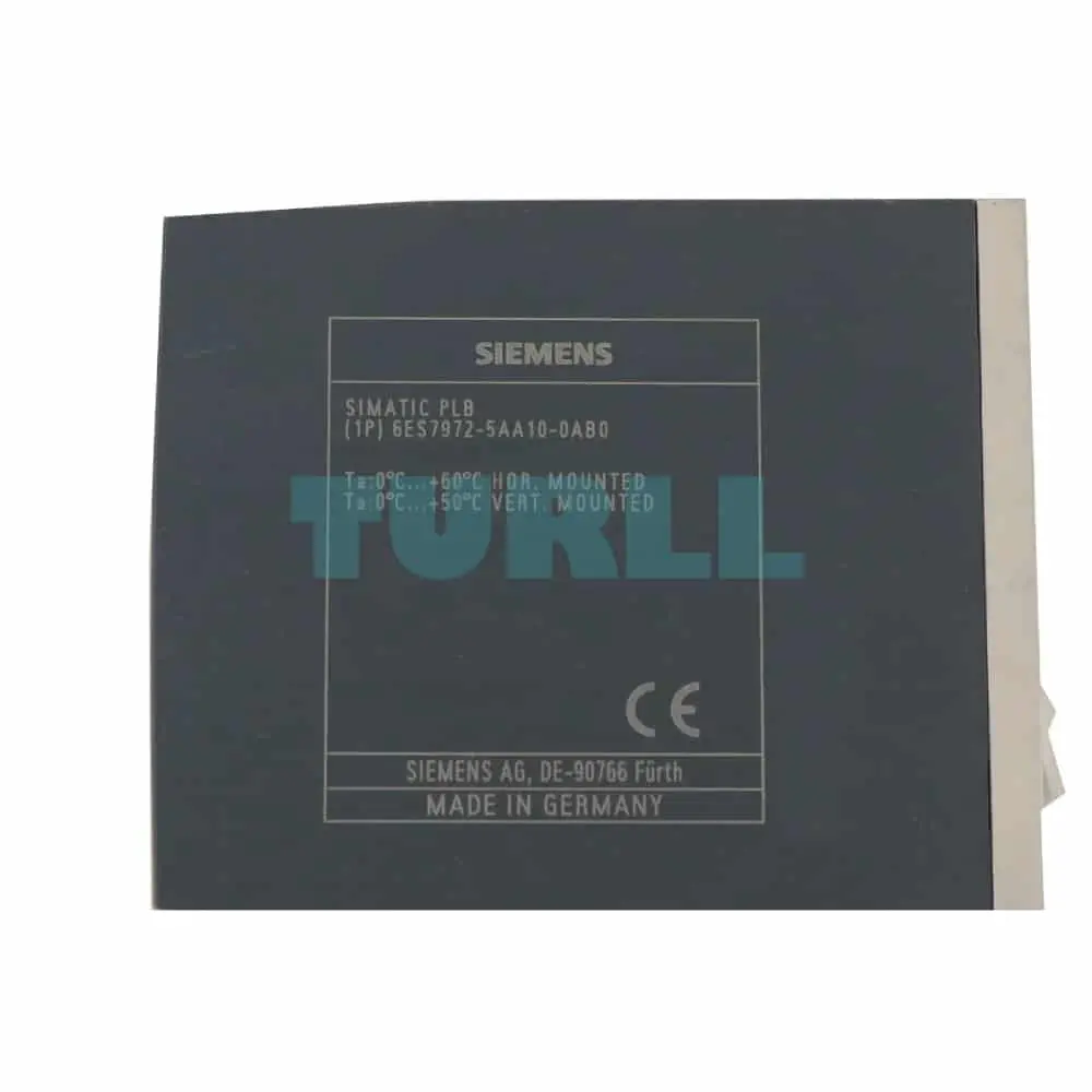 6ES7972-5AA10-0AB0 Siemens SIMATIC Power Line Booster PLB Original Brand New 2 6ES7972-5AA10-0AB0 Siemens SIMATIC Power Line Booster PLB