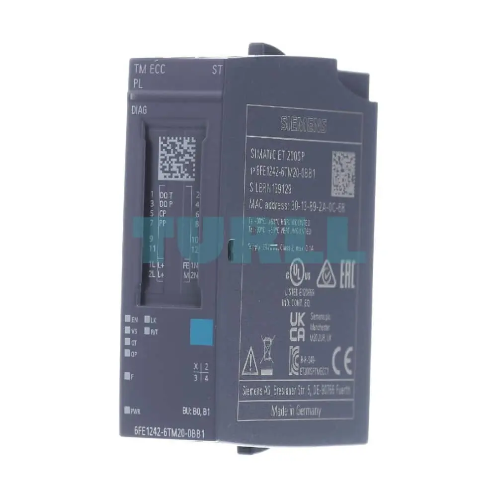 6FE1242-6TM20-0BB1 Siemens SIMATIC ET 200SP TM ECC PL ST Load Controller Original Brand New 1 6FE1242-6TM20-0BB1 Siemens SIMATIC ET 200SP TM ECC PL ST Load Controller