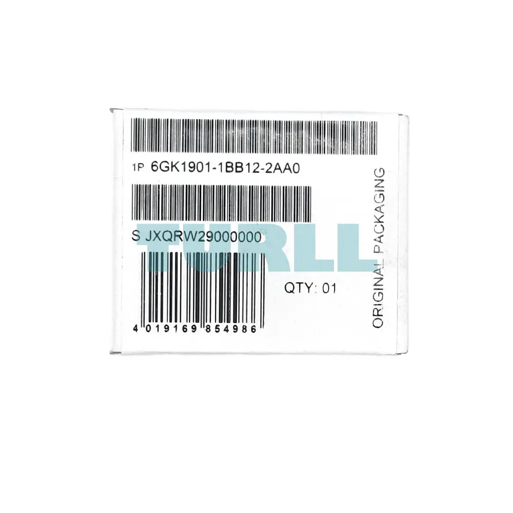 Siemens 6GK1901-1BB12-2AA0 Industrial Ethernet FastConnect RJ45 Plug 180, CAT6A