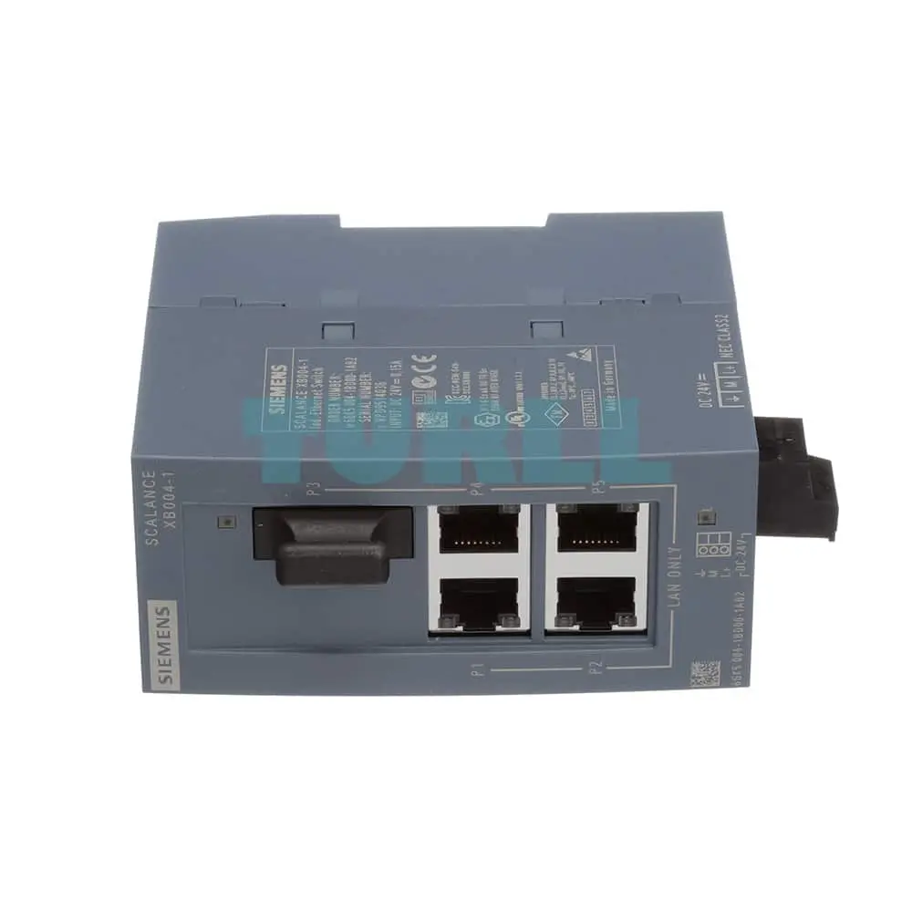 6GK5004-1BD00-1AB2 SIEMENS SCALANCE XB004-1 Unmanaged Industrial Ethernet Switch Original Brand New - Image 6