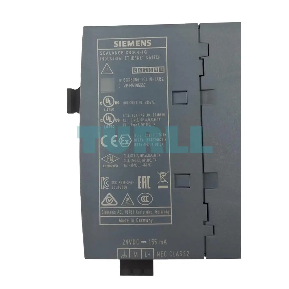 6GK5004-1GL10-1AB2 SIEMENS SCALANCE XB004-1G Unmanaged Industrial Ethernet Switch Original Brand New - Image 4