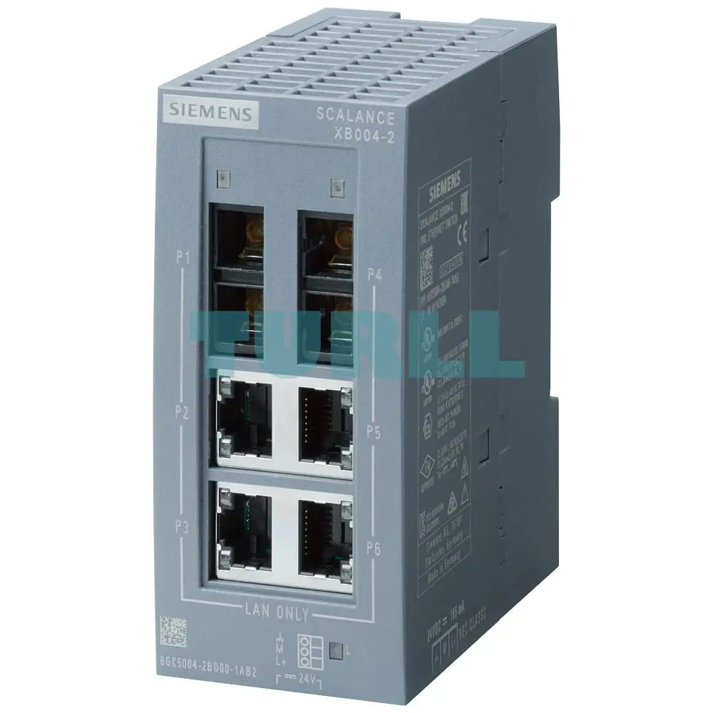 6GK5004-2BD00-1AB2 SIEMENS SCALANCE XB004-2 unmanaged Industrial Ethernet Switch