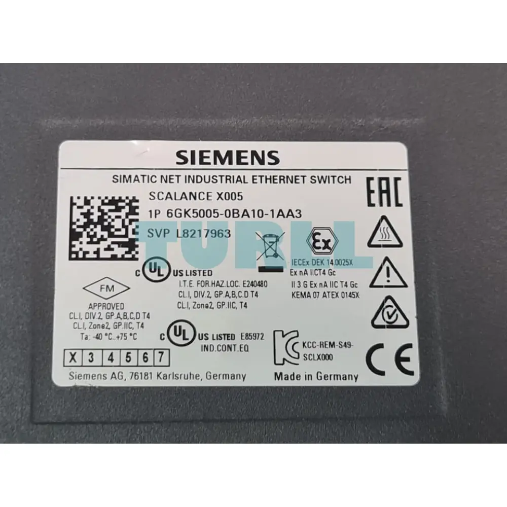 6GK5005-0BA10-1AA3 Siemens SCALANCE X005 Original Brand New 5 6GK5005-0BA10-1AA3 Siemens SCALANCE X005 Original Brand New - Image 5