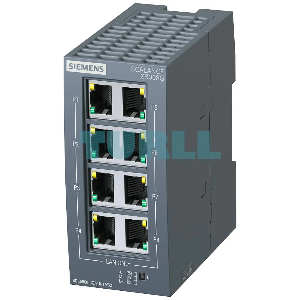 6GK5008-0GA10-1AB2 SIEMENS SCALANCE XB008G Unmanaged Industrial Ethernet Switch Original Brand New - Image 4