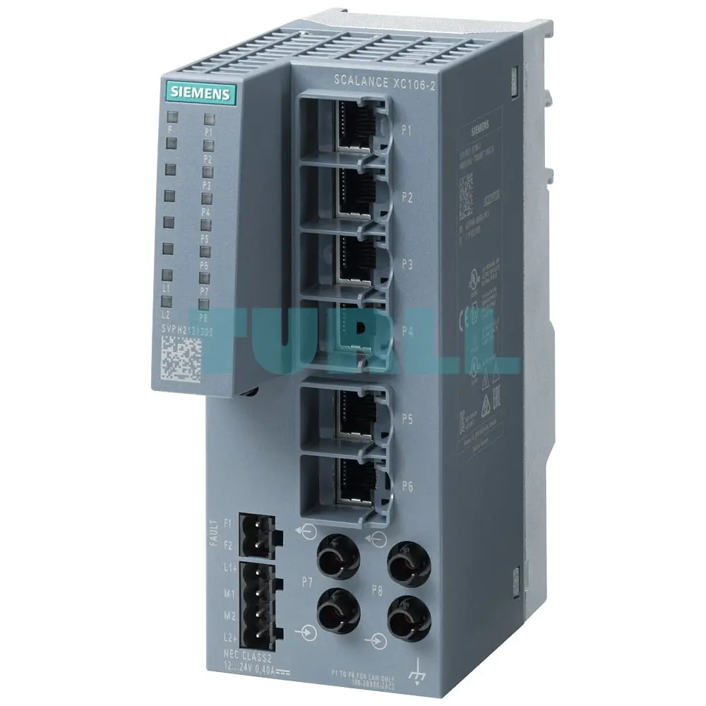 6GK5106-2BB00-2AC2 SIEMENS SCALANCE XC106-2 unmanaged Industrial Ethernet Switch