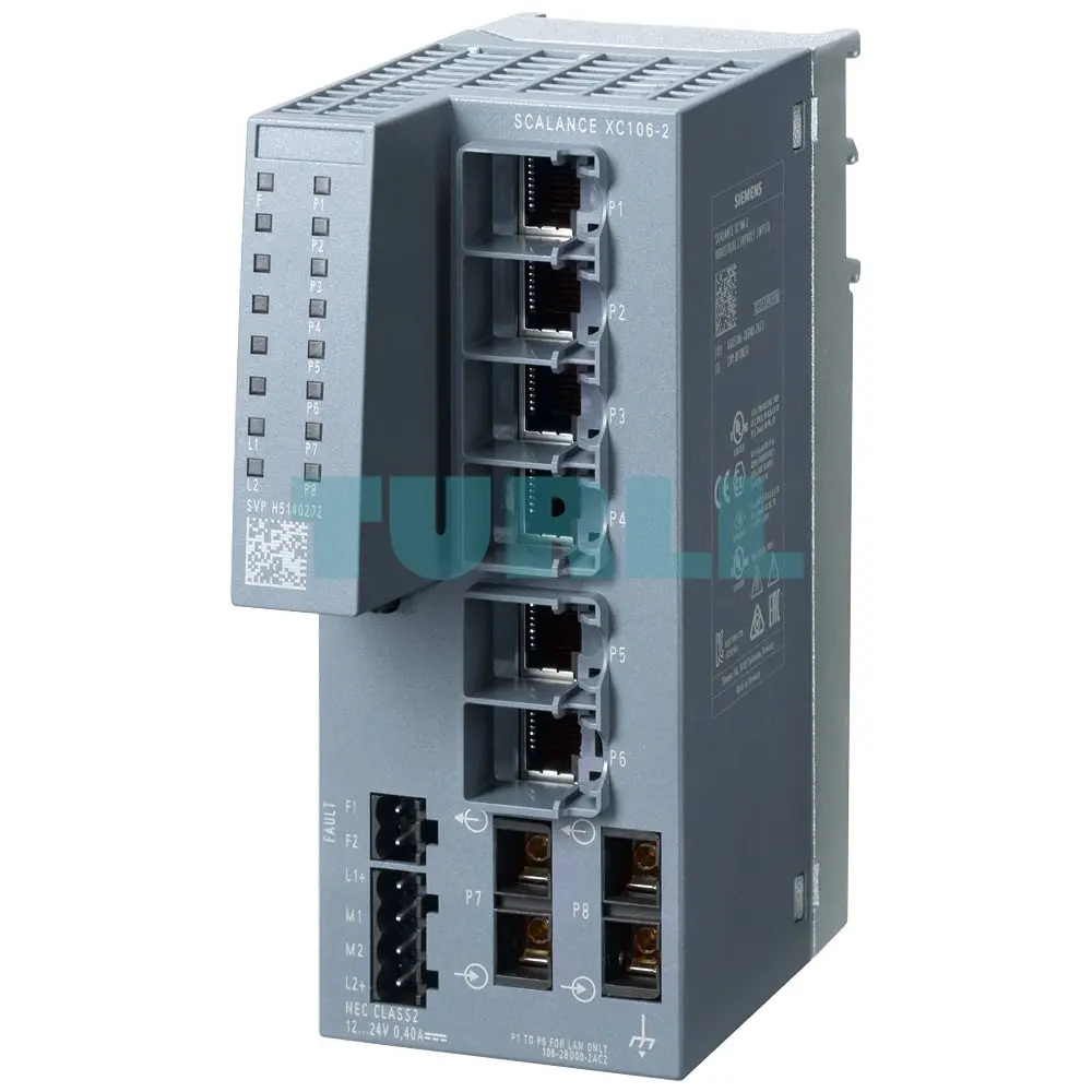 6GK5106-2BD00-2AC2 SIEMENS SCALANCE XC106-2 unmanaged Industrial Ethernet Switch