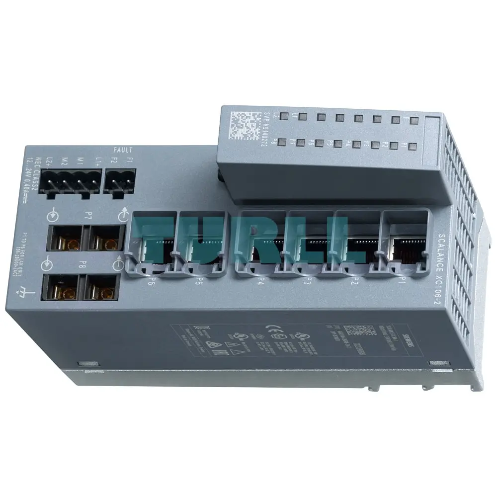 6GK5106-2BD00-2AC2 SIEMENS SCALANCE XC106-2 Unmanaged IE Switch Original Brand New - Image 2