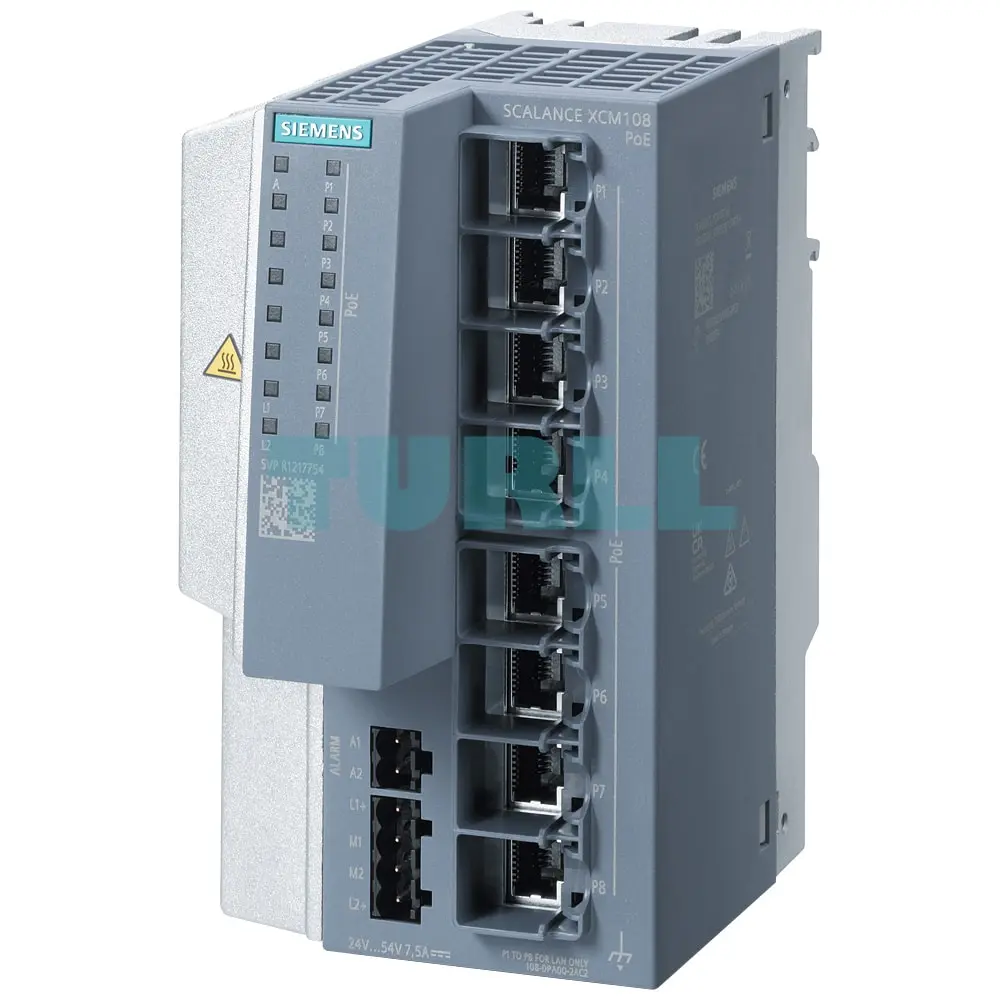 6GK5108-0PA00-2AC2 SIEMENS SCALANCE XCM108PoE (8x100 Mbit/s RJ45, PoE) Unmanaged IE Switch Original Brand New - Image 3
