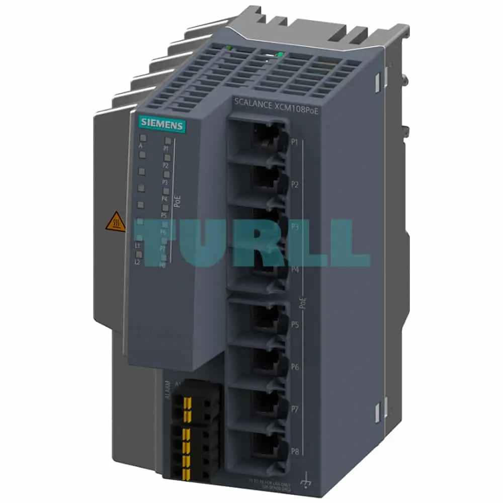 6GK5108-0PA00-2AC2 SIEMENS SCALANCE XCM108PoE (8x100 Mbit/s RJ45, PoE) Unmanaged IE Switch Original Brand New - Image 4