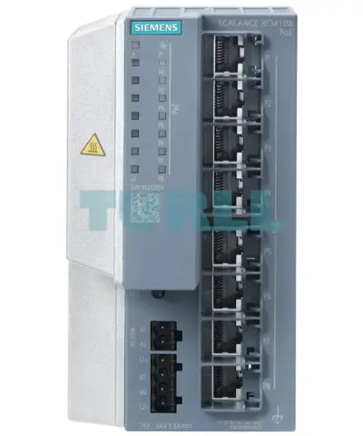 6GK5108-0RA00-2AC2 SIEMENS SCALANCE XCM108PoE unmanaged IE Switch with 8x RJ45 PoE ports