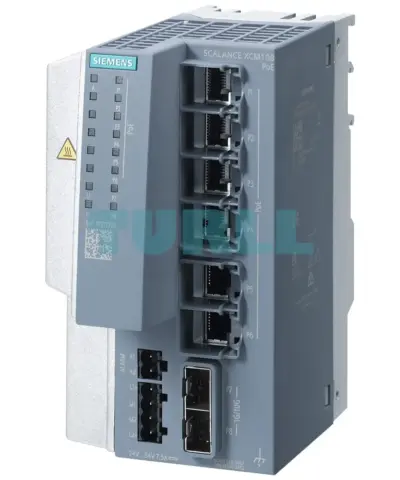 6GK5108-2RS00-2AC2 SIEMENS SCALANCE XCM108PoE unmanaged IE Switch with 6x PoE RJ45 and 2x 10G SFP