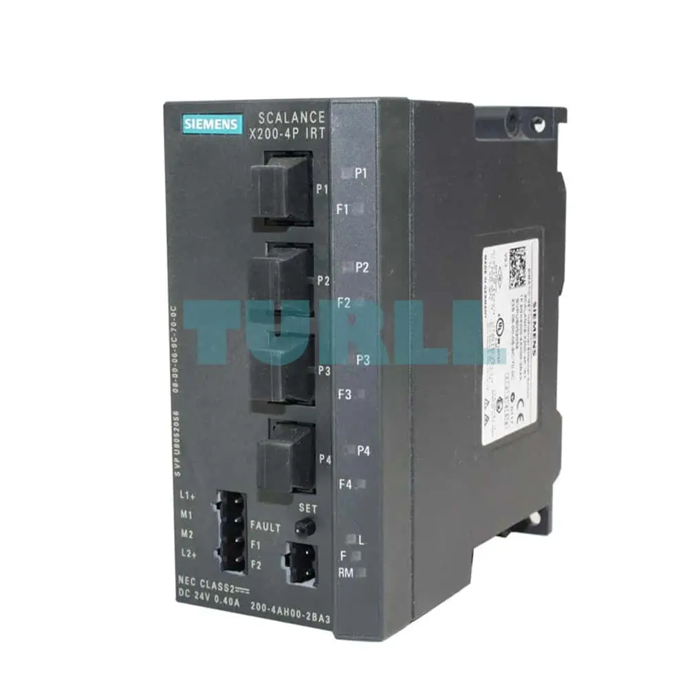6GK5200-4AH00-2BA3 SIEMENS SCALANCE X200-4PIRT managed IRT Industrial Ethernet Switch