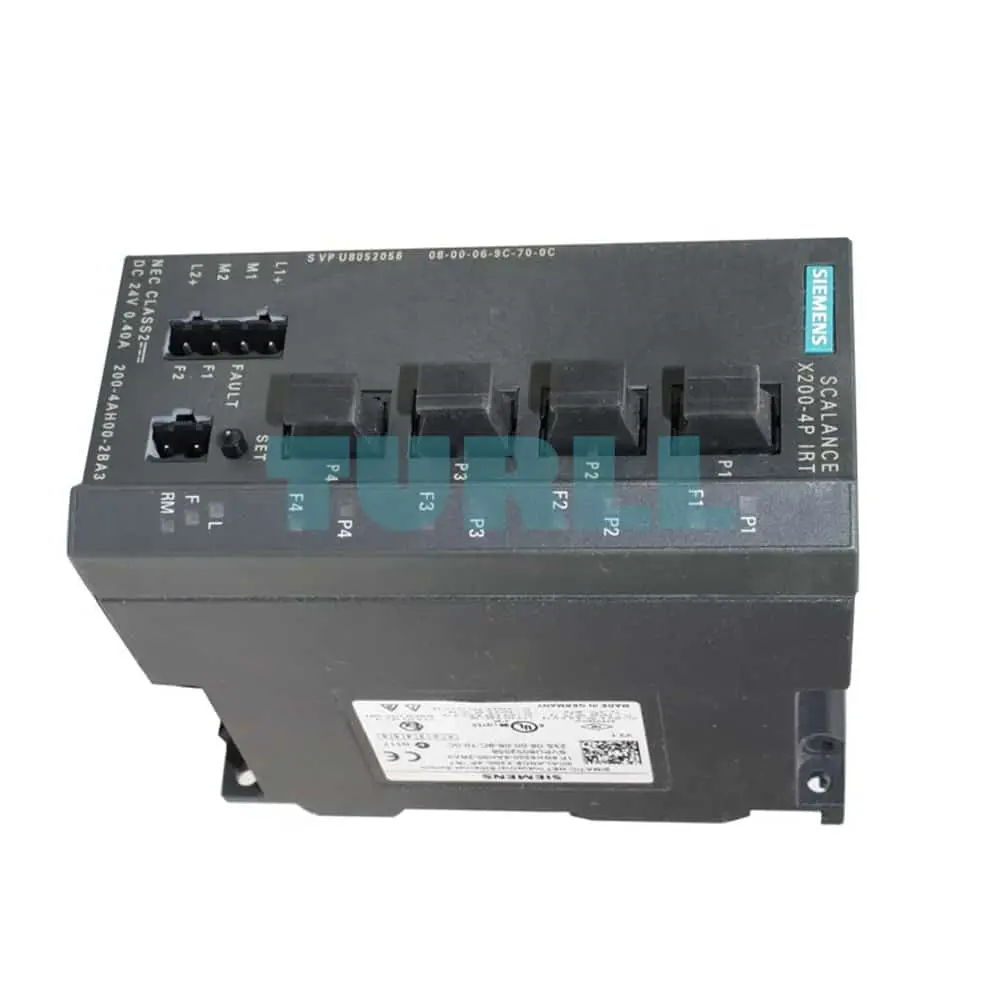 6GK5200-4AH00-2BA3 SIEMENS SCALANCE X200-4PIRT Managed IE IRT Switch Original Brand New - Image 2