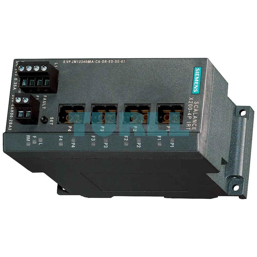 6GK5200-4AH00-2BA3 SIEMENS SCALANCE X200-4PIRT Managed IE IRT Switch Original Brand New - Image 4