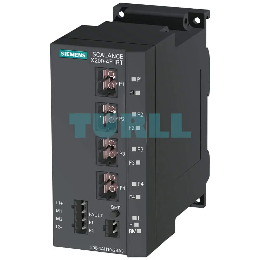 6GK5200-4AH10-2BA3 SIEMENS SCALANCE X200-4P IRT managed Industrial Ethernet Switch