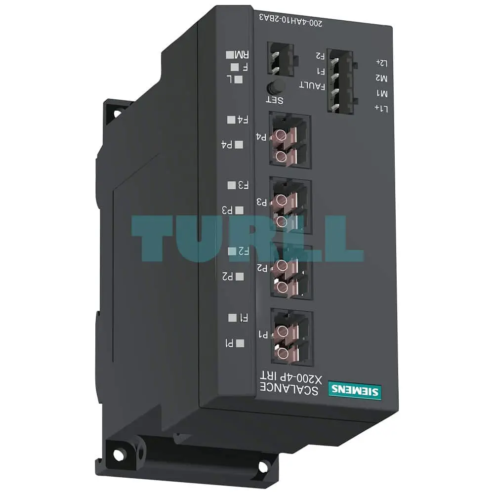 6GK5200-4AH10-2BA3 SIEMENS SCALANCE X200-4P IRT Managed IE IRT Switch Original Brand New - Image 3