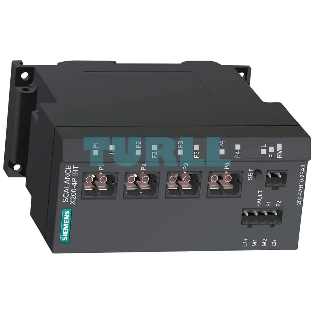 6GK5200-4AH10-2BA3 SIEMENS SCALANCE X200-4P IRT Managed IE IRT Switch Original Brand New - Image 4