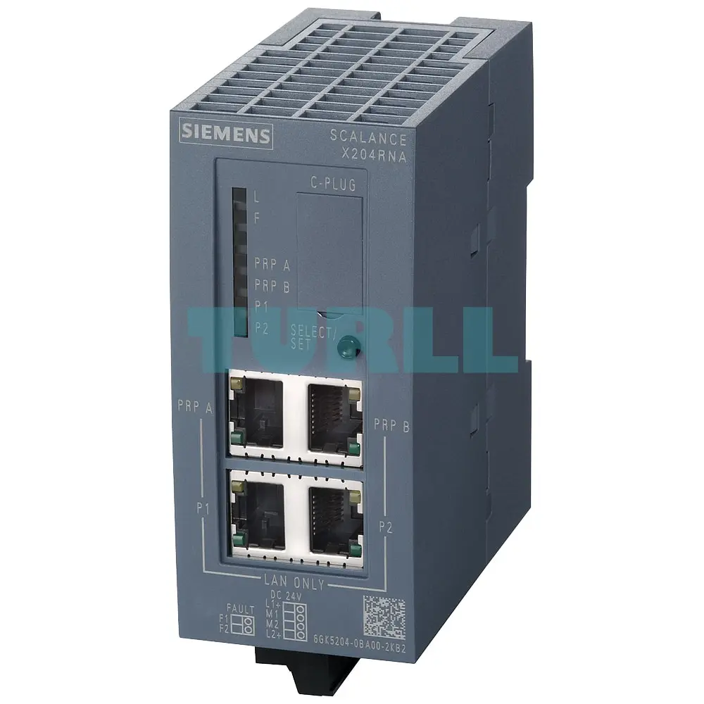 6GK5204-0BA00-2MB2 SIEMENS SCALANCE X204RNA managed Industrial Ethernet switch with HSR redundancy