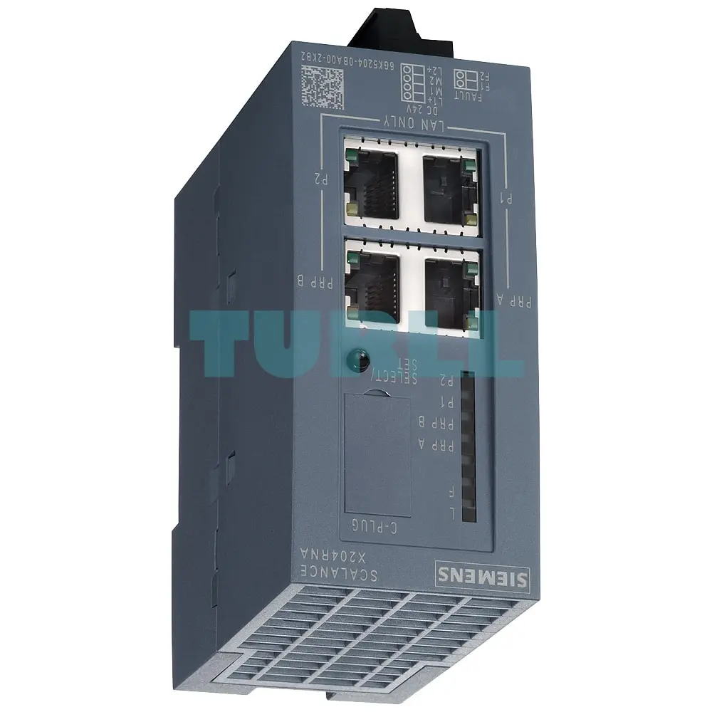 6GK5204-0BA00-2MB2 SIEMENS SCALANCE X204RNA Redundant Network Access Switch HSR Original Brand New - Image 3