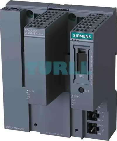 6GK5204-0BA00-2YF2 SIEMENS SCALANCE XF204-2BA DNA managed Industrial Ethernet Y-switch with BusAdapters