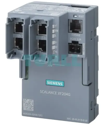 6GK5204-0GA00-1UF2 SIEMENS SCALANCE XF204G 4-Port Gigabit Managed Industrial Ethernet Switch