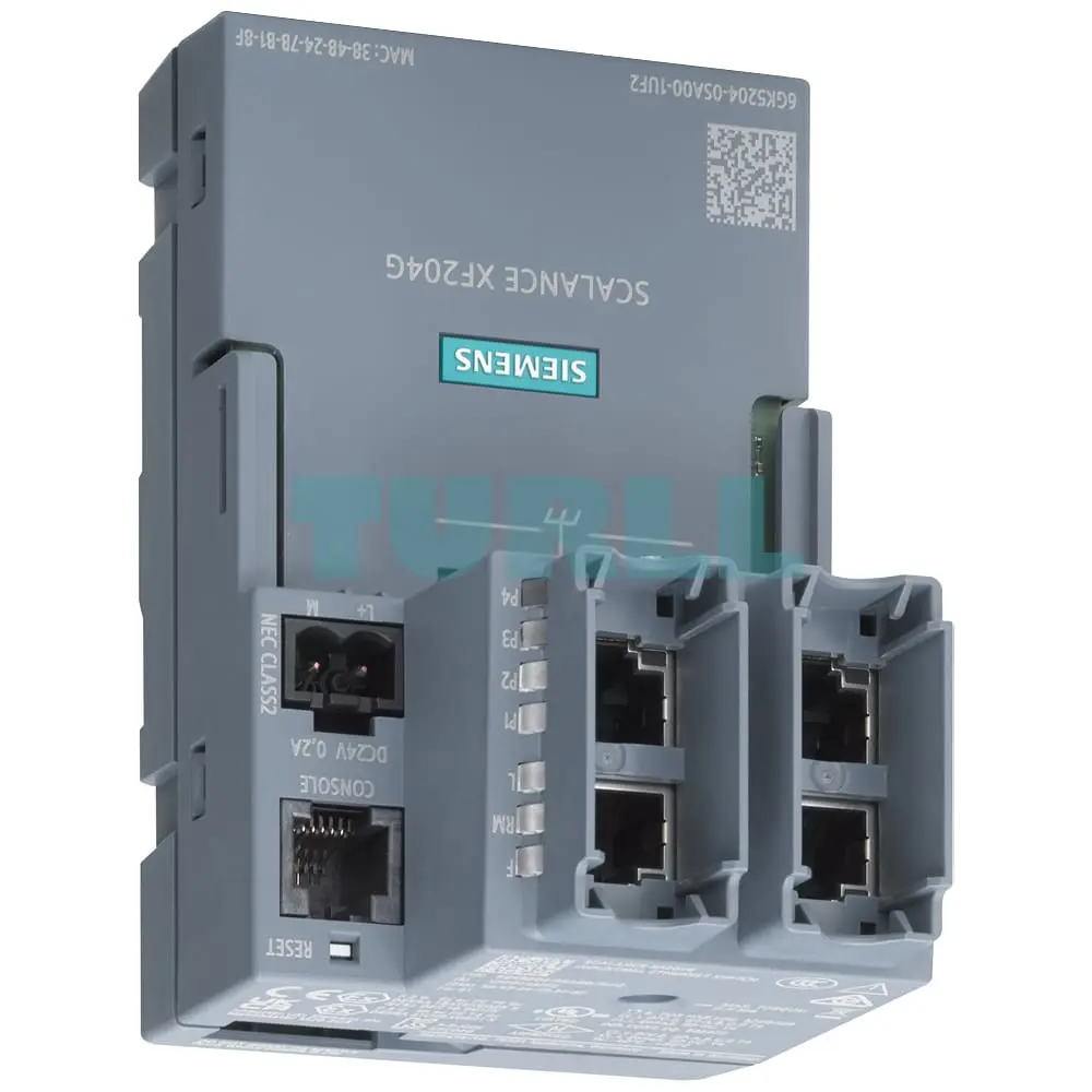 6GK5204-0GA00-1UF2 SIEMENS SCALANCE XF204G Layer 2 Managed Gigabit IE Switch Original Brand New - Image 3