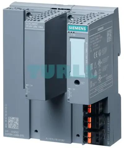 6GK5204-2AA00-2YF2 SIEMENS SCALANCE XF204-2BA DNA managed Ethernet Y-switch with modular BusAdapter interface