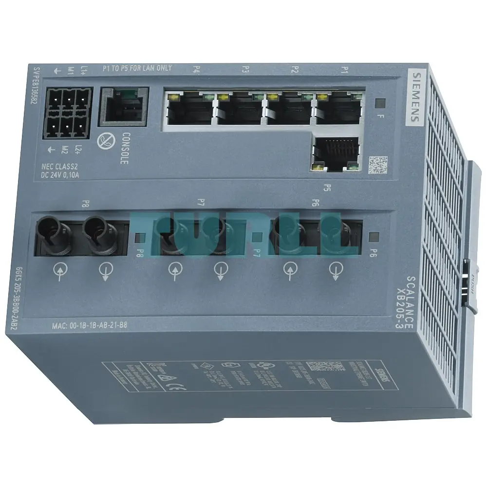 6GK5205-3BB00-2TB2 SIEMENS SCALANCE XB205-3 Managed Layer 2 IE Switch EtherNet/IP Default Original Brand New - Image 2