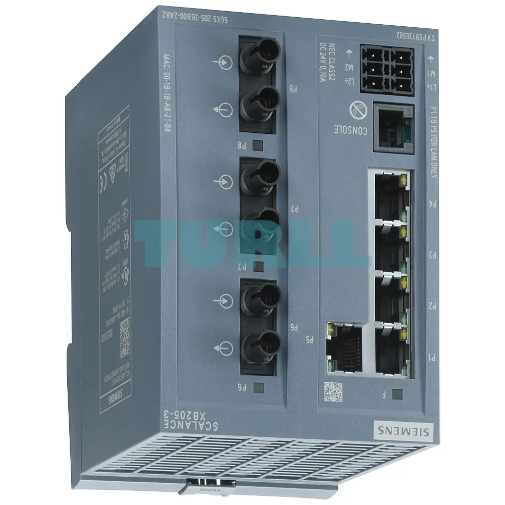 6GK5205-3BB00-2TB2 SIEMENS SCALANCE XB205-3 Managed Layer 2 IE Switch EtherNet/IP Default Original Brand New - Image 3