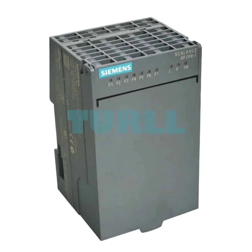 6GK5206-1BC00-2AF2 SIEMENS SCALANCE XF206-1 managed Ethernet switch with 6 RJ45 ports and 1 fiber optic port