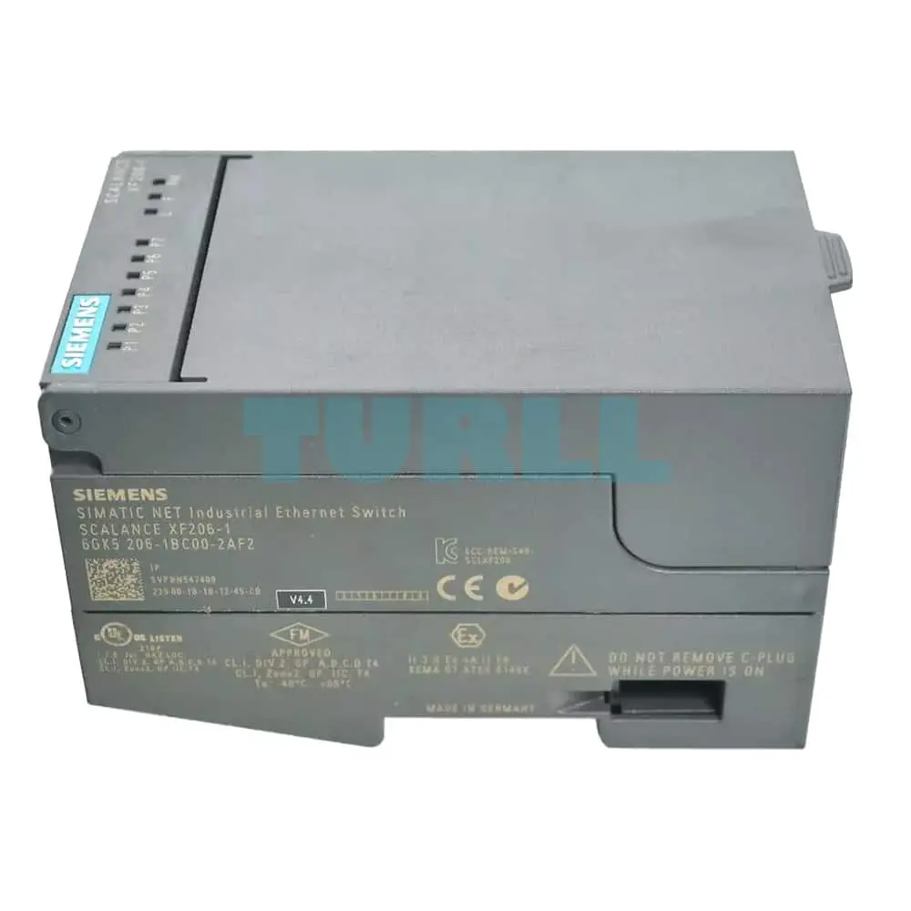 6GK5206-1BC00-2AF2 SIEMENS SCALANCE XF206-1 Flat Managed IE Switch with Fiber Port Original Brand New - Image 3