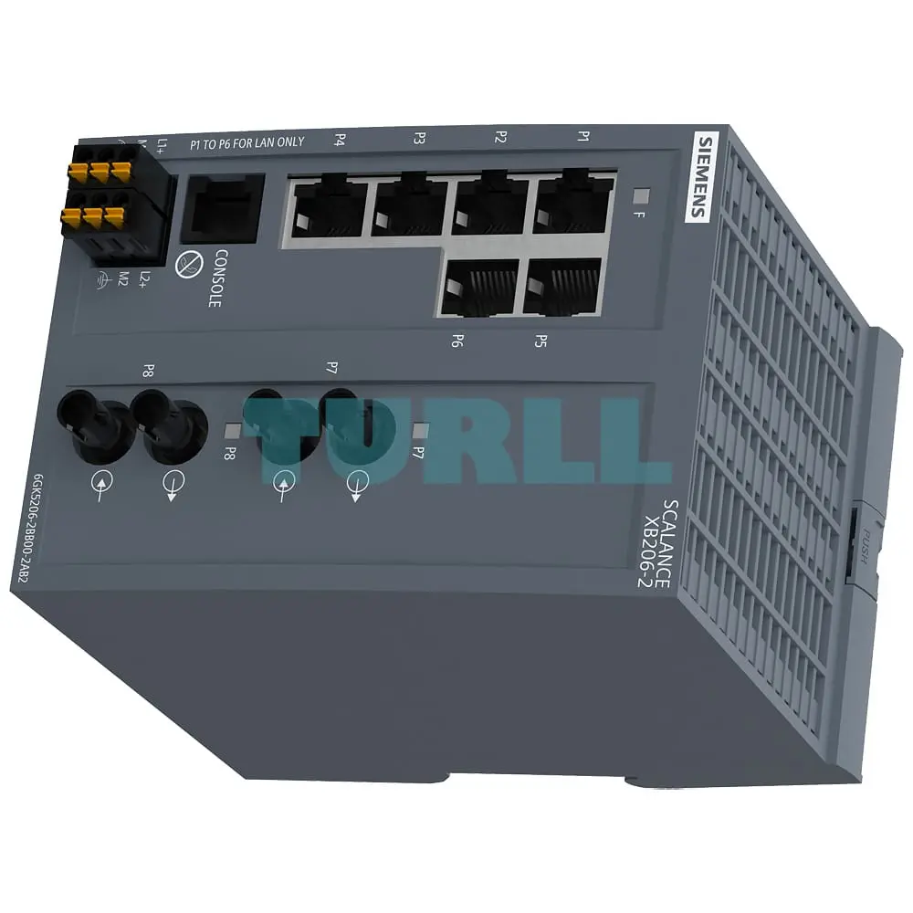 6GK5206-2BB00-2AB2 SIEMENS SCALANCE XB206-2 Managed IE Switch with Fiber Ports Original Brand New - Image 2