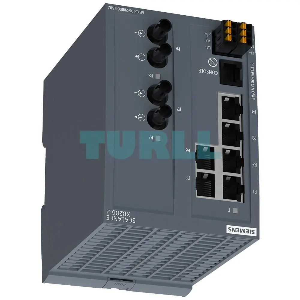 6GK5206-2BB00-2AB2 SIEMENS SCALANCE XB206-2 Managed IE Switch with Fiber Ports Original Brand New - Image 3